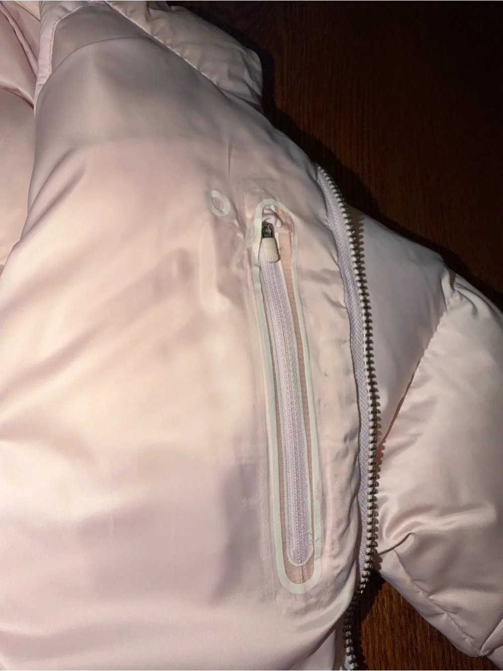 Tory Burch Pink Cropped Puffer Jacket Size S